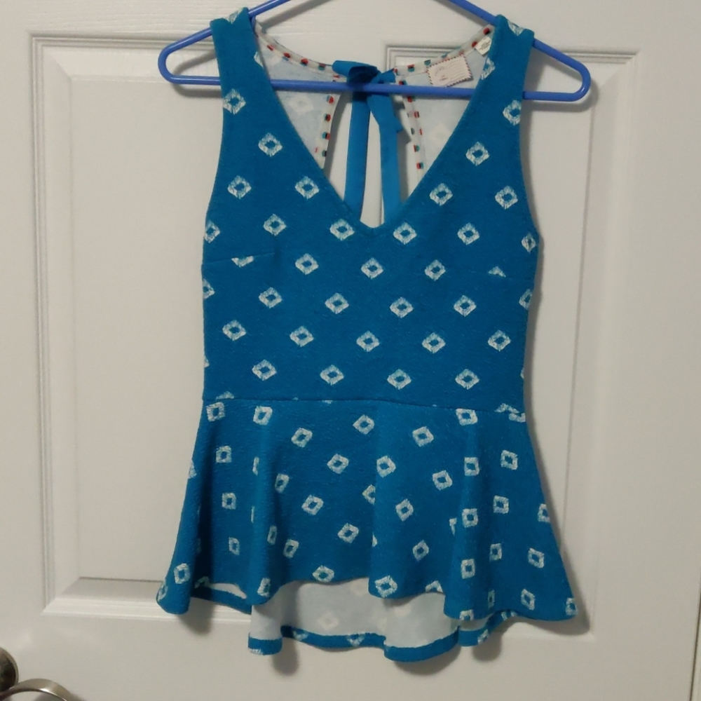 Anthropologie Peplum Top